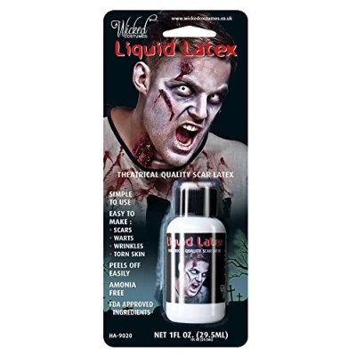 Image of Wicked Costumes Liquid Latex Brand 1oz Makeup for Fancy Dress