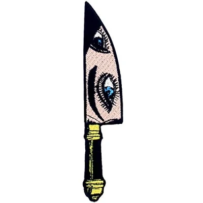 Image of ZEGIN Gaze from Dagger Patch Embroidered Applique Badge Iron On Sew Emblem