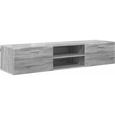 Image of vidaXL TV Cabinet Grey sonoma 150 x 39 30 cm Engineered wood