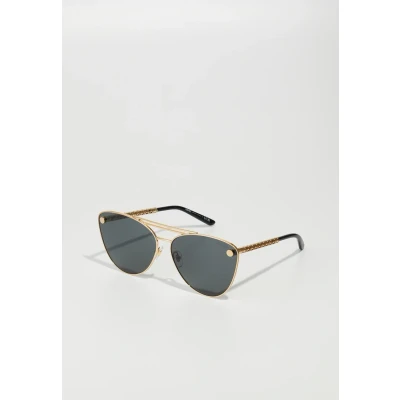 Image of Versace Sunglasses goldcoloured/dark grey, Women&#039;s, Size: 64, Gold coloured/dark grey