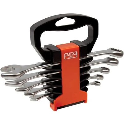 Image of Bahco Chrome Polished Combination Spanner Set, 5 Piece BAH111MSH5