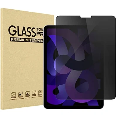 Image of ProCase 1 Pack for iPad Air 5th 2022/ 4th 2020/ Pro 11 3rd 2021/ 2nd 1st 2018 Privacy Screen Protector, Anti Spy Tempered Glass 10.9 5 4 / 11&quot; 3 2