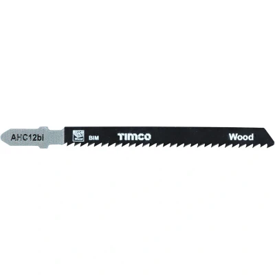 Image of 3x TIMCO Jigsaw Blades Wood Cutting Bimetal T101Bf AHC12BI Pack of 5