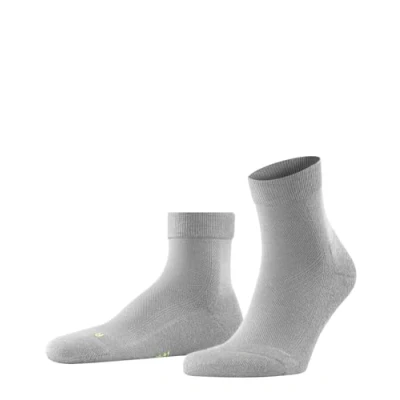 Image of FALKE Unisex Cool Kick U Sso Soft Breathable Quick Drying Plain 1 Pair Socks, Grey Light 3401 O, 4 5