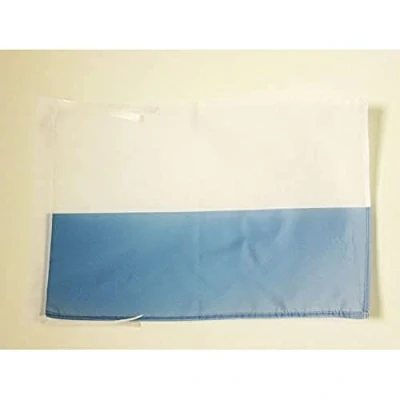Image of AZ Flag San Marino without arms 18&#039;&#039; x 12&#039;&#039; 100% Polyester Sammarinese Civil Small Banner with Two Cords Fade Resistant Vivid Colors 18x12 in 45x30 Cm