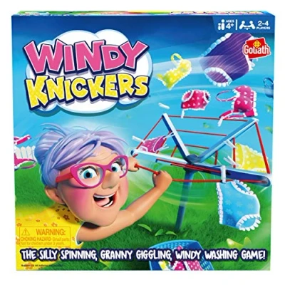 Image of Windy Knickers The Silly Spinning, Granny Giggling, Washing Game by Goliath