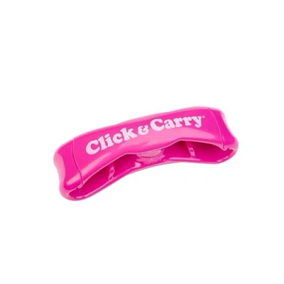 Image of Click &amp; Carry: Soft Gel Grip Hands Free Grocery Bag Carrier