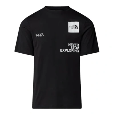 Image of The North Face Mountain Foundation Coordinates TEE Sports Tshirt, Men&#039;s, Size: Small, Black