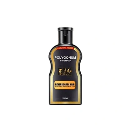 Image of Fo ti Shampoo for Black Hair Care, Cleansing and Nourishing Soft Smooth Hair, Deep 200ml