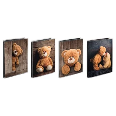 Image of Hama &quot;Batzi&quot; Mini Photo Album (Soft Cover, 36 Pages for Photos in 10 x 15 cm Size Album, Durable, Amored Patterns, 1