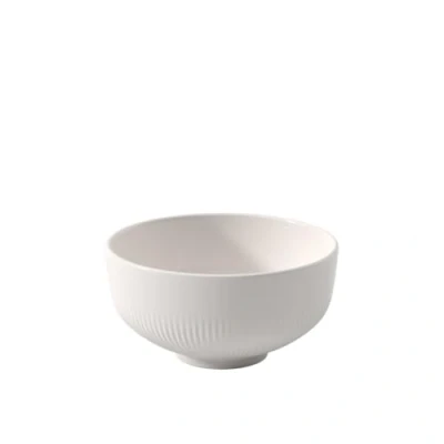 Image of Villeroy &amp; Boch Afina Bowl for Soup, Salad and Desserts, Relief Bowl, Dishwasher Safe, Microwave Premium Porcelain Made in Germany