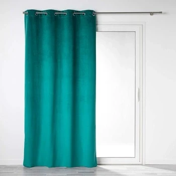 Image of Douceur d intérieur VELOUNIGHT &#039;s Curtains, blinds in Green
