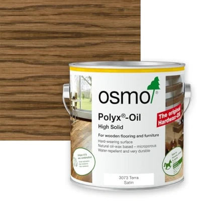 Image of Osmo Polyx Oil Tints, Satin Finish (2.5l, 3073 Terra, Finish)