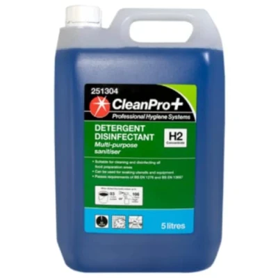 Image of CleanPro+ Detergent Disinfectant H2 Concentrate 5 Litres x 2
