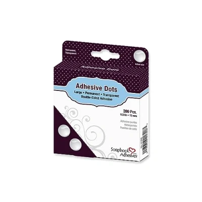 Image of SCRAPBOOK ADHESIVES BY 3L Adhesive Dots Large Repositionable, 01309 10