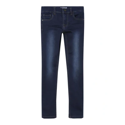 Image of Name it Nkmtheo PANT Jeans Skinny Fit for kids, Size: 10y, Dark blue denim