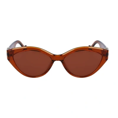 Image of Liu Jo Womens Acetate sunglasses with oval shape LJ767SR women Brown One Size