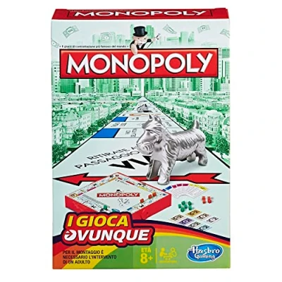 Image of MONOPOLY EDIZIONE DA VIAGGIO