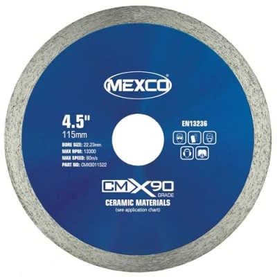 Image of MEXCO 115mm 4 1/2&#039;&#039; Diamond Saw Blade Disc Cutting Wheel for Ceramic Tiles