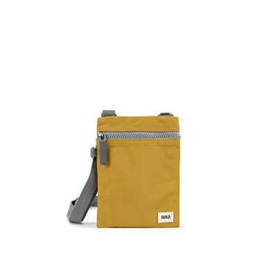 Image of Roka London Chelsea Sling Pocket Bag Nylon Extra Small (Corn)