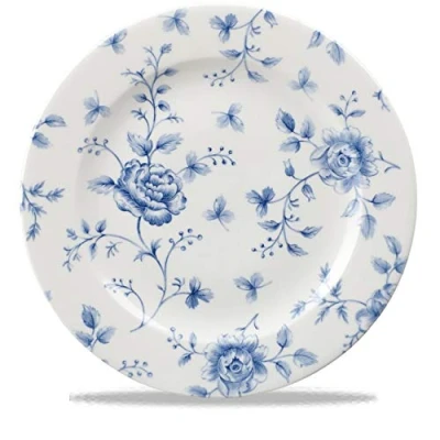 Image of Churchill Vintage Prints Prague Rose Chintz Plates 27.6 cm, Set of 6