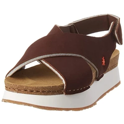 Image of ART Women&#039;s Mykonos Island Heeled Sandal, Brown, 9 UK