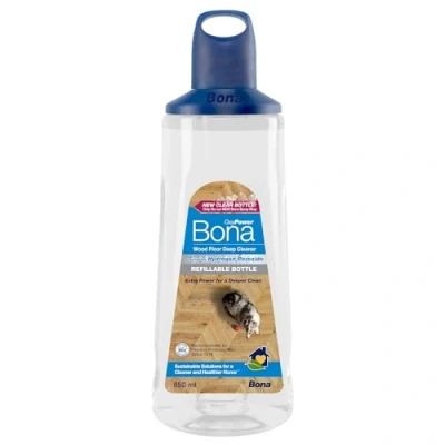 Image of Bona Premium Spray Mop Cartridge, OxyPower Wood Floor Deep Cleaner, for Varnished or Hard Waxed Floors, 850ml