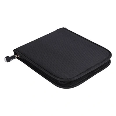 Image of 72/120 Slots Large Capacity Pen Case Pouch Storage Bag with Zipper Closure for Watercolor Pens &amp; Markers &amp;Pencils(72 Slots)