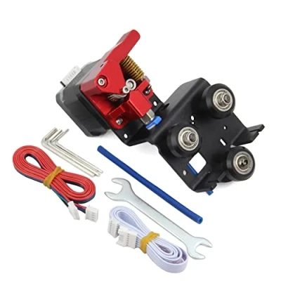 Image of Zeberoxyz Upgrade Direct Drive Dual Gear Extruder Support Kit,with Stepper Motor, Easy Print Filament for Ender 3, 3 Pro,CR 10,CR 10S Adapter(Dual Kit Motor)