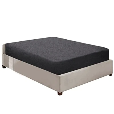 Image of Luxury Bedding Brushed Cotton Flannelette Deep Fitted Sheets 25CM/10 Box Fit in 12 Colours Single Double King Super (Charcoal, King)