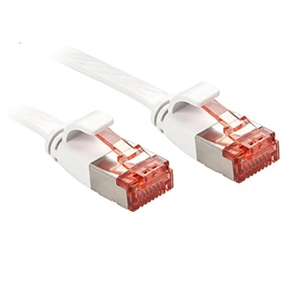 Image of Lindy 47560 Ethernet Network Patch Cable Cat.6 U/FTP white 1 m