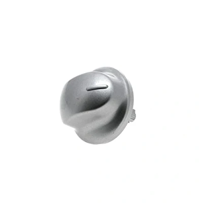 Image of Merloni Tumble Dryer Silver Control Knob For Indesit IDC75SUK IDC85KUK IDC85SUK IDC8T3BKUK IDC8T3BSUK IDV75SUK