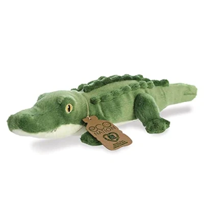 Image of Aurora, 35036, Eco Nation Alligator, 14In, Soft Toy, Green