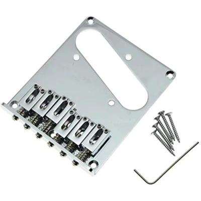 Image of Dopro Chrome Tele Single Bridge Guitar for Telecaster