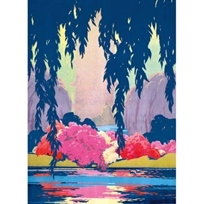Image of Kew Gardens by Underground Blank Greeting Card with Envelope