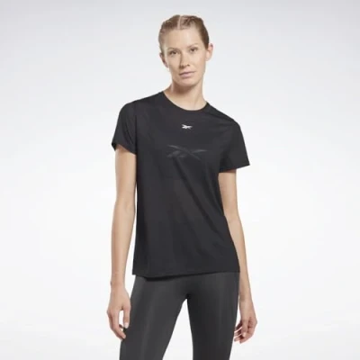 Image of Reebok Women&#039;s Identity Train ActivChill T Shirt, Black, L