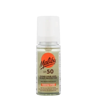Image of Malibu Sun Clear Hair and Scalp Protector Spray, SPF 50, Non Greasy, Quick Drying, 50ml