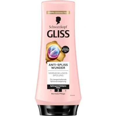 Image of Gliss Conditioner Anti Split End Miracle (200 ml), Repairs Damaged Hair Fibres, for Long Lasting Sealing and Perfect Combability