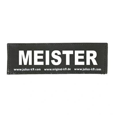 Image of Interchangeable Patches, 1 pair, MEISTER, Size: Small, Black