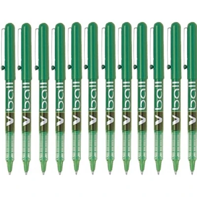 Image of Pilot Vball 7 Liquid Ink Rollerball 0.7 mm tip (Box of 12) Green