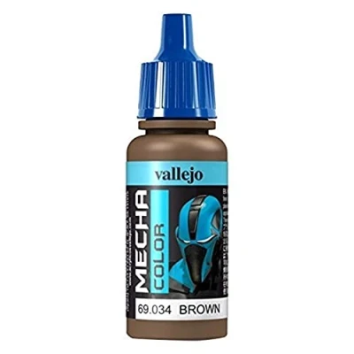 Image of Vallejo 17 ml &quot;AV Mecha Color&quot; Acrylic Airbrush Colour Brown