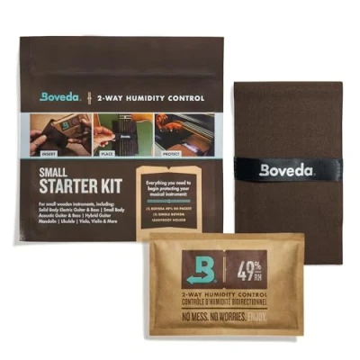 Image of Boveda Music Small Starter Kit (1) 49% RH Standard Ideal Two Way Humidty Control For MOST CLIMATES Ukulele, Violin, Clarinet &amp; Other Wooden Instruments