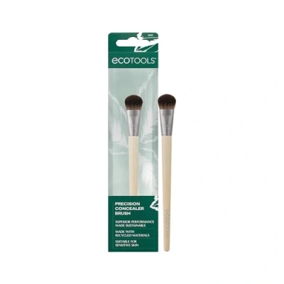 Image of EcoTools Precision Concealer Makeup Brush, For Concealing Under Eyes &amp; Imperfections, Sculpt Skin, Works With Liquid Cream Makeup, Synthetic Bristles, Cruelty Free Vegan, 1 Count