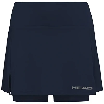 Image of HEAD Unisex Kids Club Basic Girls Skort, Dark Blue, 128 EU