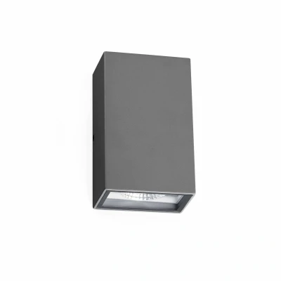 Image of Crata LED Outdoor Wall Light Dark Grey IP54