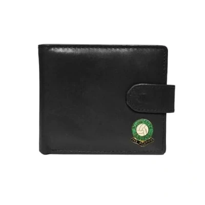 Image of Knight Plymouth Argyle Football Club Black Leather Wallet