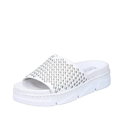Image of Rieker Women&#039;s 62198 Sandal, weiß, 6 UK
