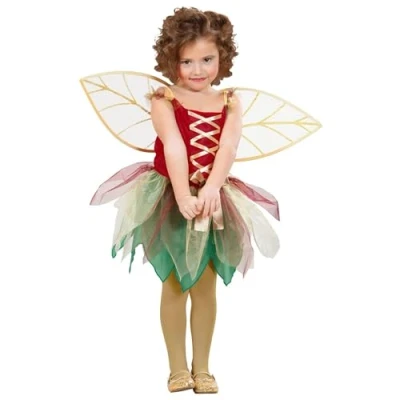 Image of Widmann 12989 Fairy Costume for Children, Multicoloured, 110 cm / 3 4 Years