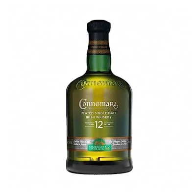 Image of Connemera 12 Year Old Peated Irish Single Malt Whiskey 70 cl