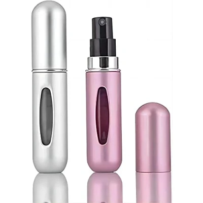 Image of ILLUVA 5ML Perfume Atomiser Refillable Bottles, Portable Mini Travel Atomiser, Empty Spray Bottle